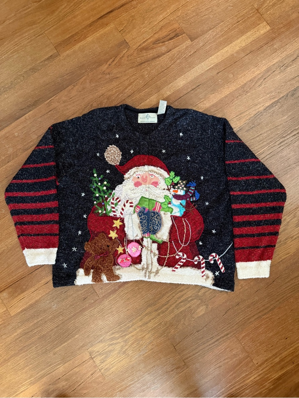 Design Options Santa Cardigan XL